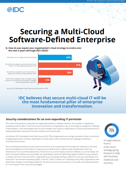 Securing A Multi-cloud Software-defined Enterprise