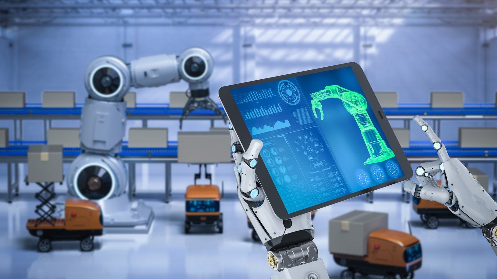 edge ai robotics smart manufacturing in smart factory automation