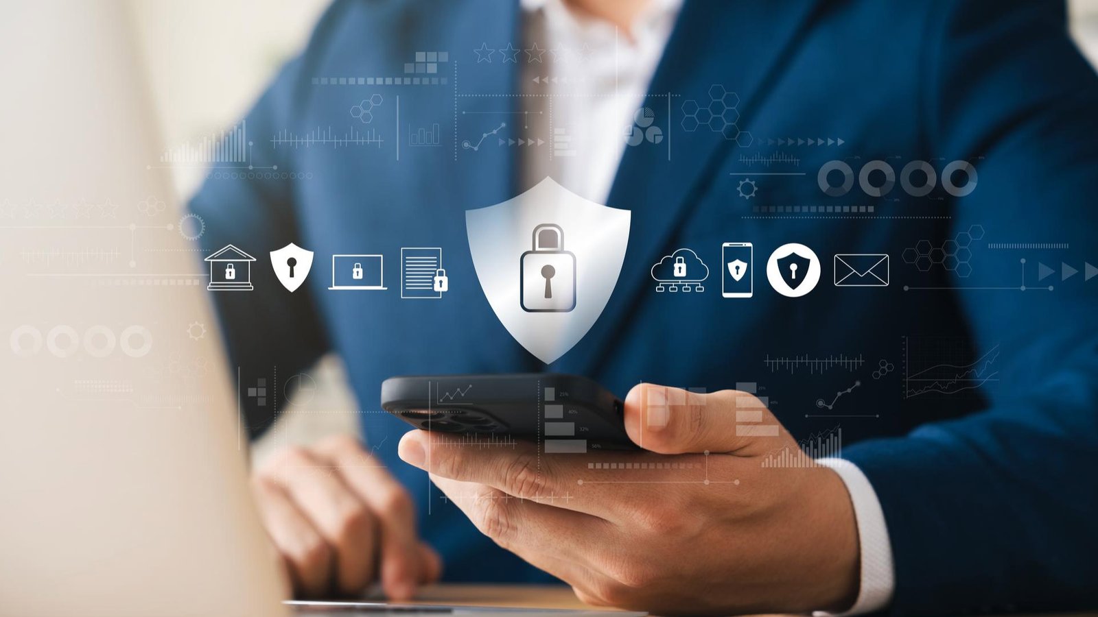 Streaming Piracy Risks presentation showing mobile app security threats at NAB Show