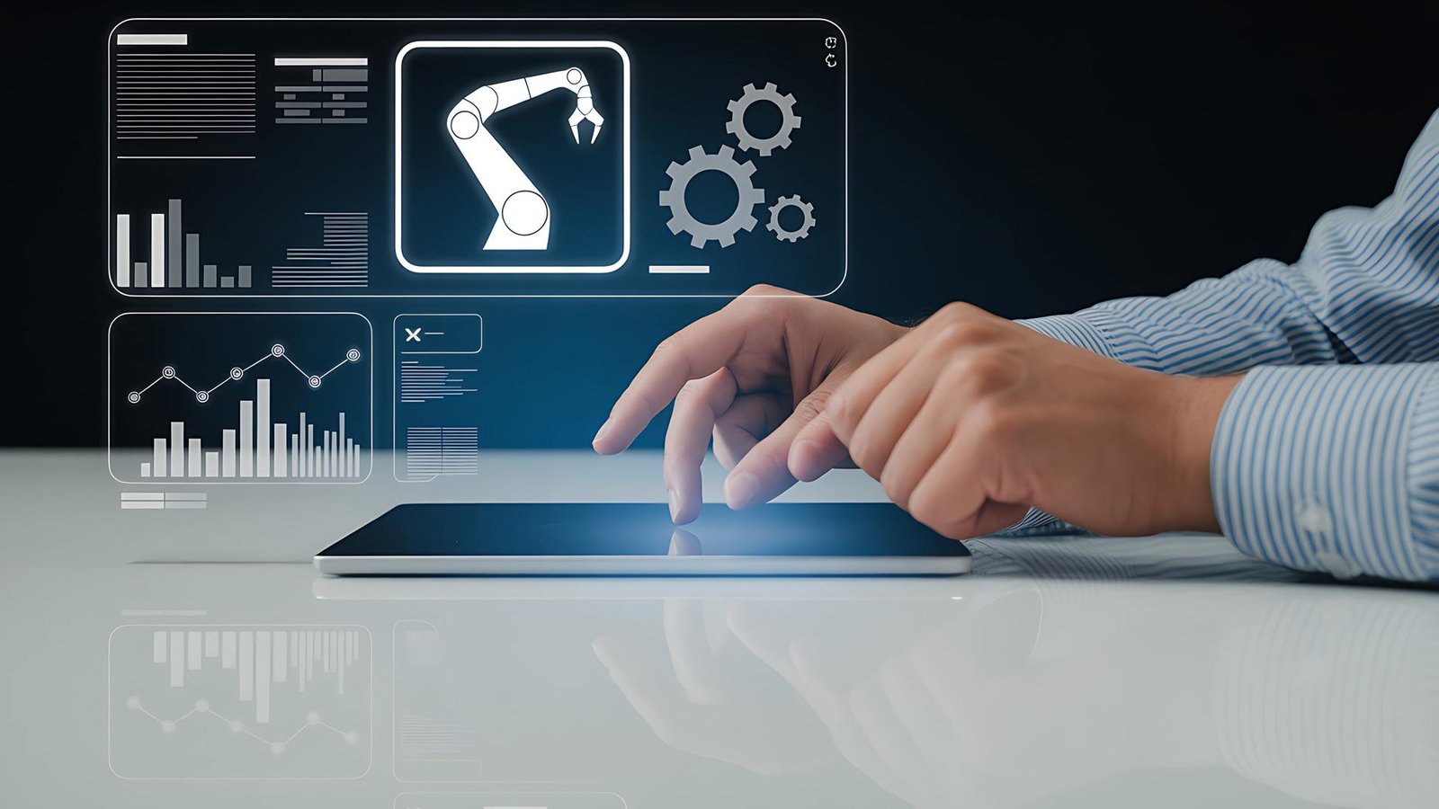 Hyperautomation using AI and RPA to automate business processes